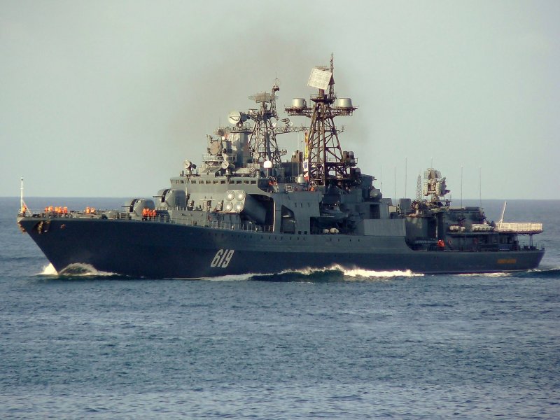 Большой противолодочный корабль Северного флота "Североморск"