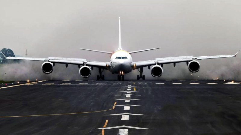 А340 взлет