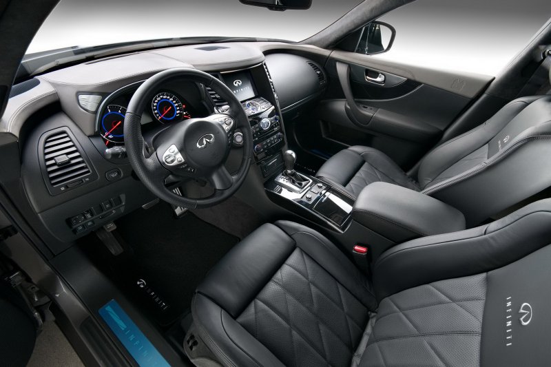 Infiniti fx37 салон чёрный