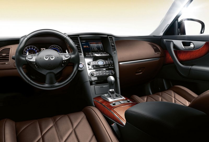 Инфинити qx70 интерьер