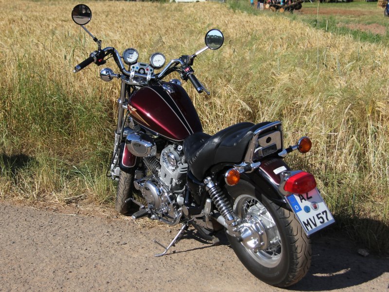 Yamaha Virago 1100 желтый
