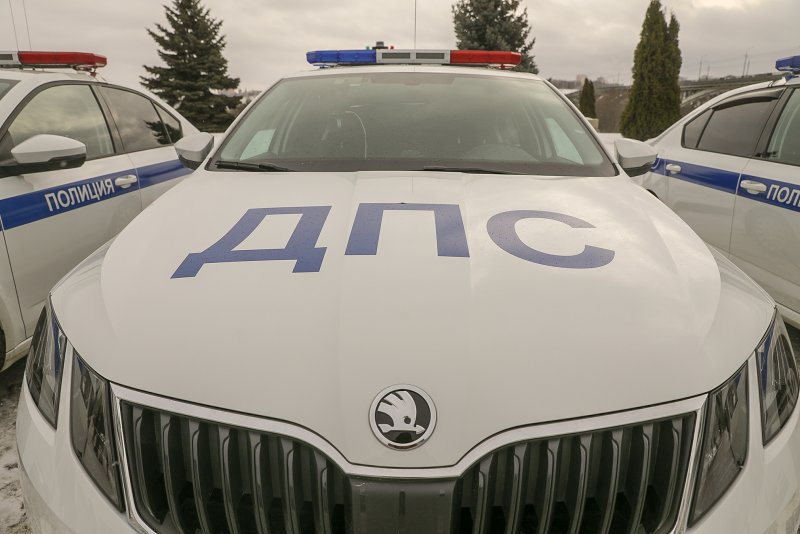 Патрульная машина ДПС