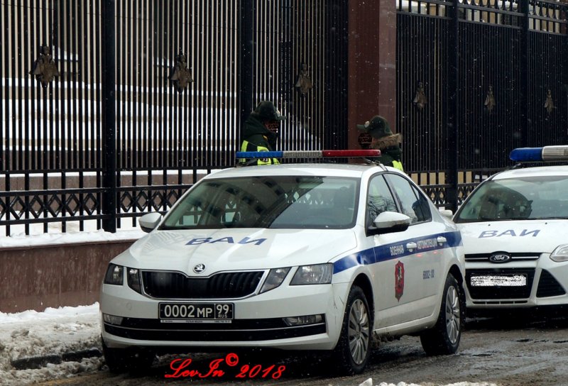 Шкода Октавия Военная автоинспекция