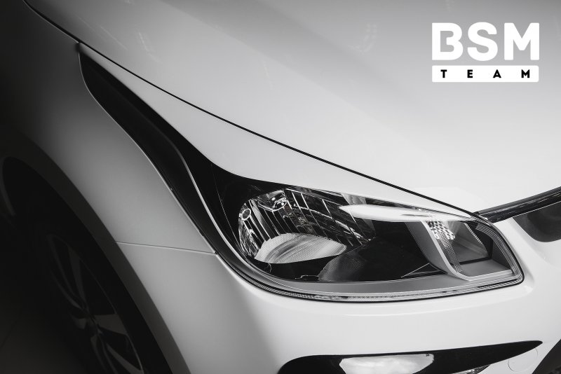 Реснички на фары Kia Rio 2015-2017