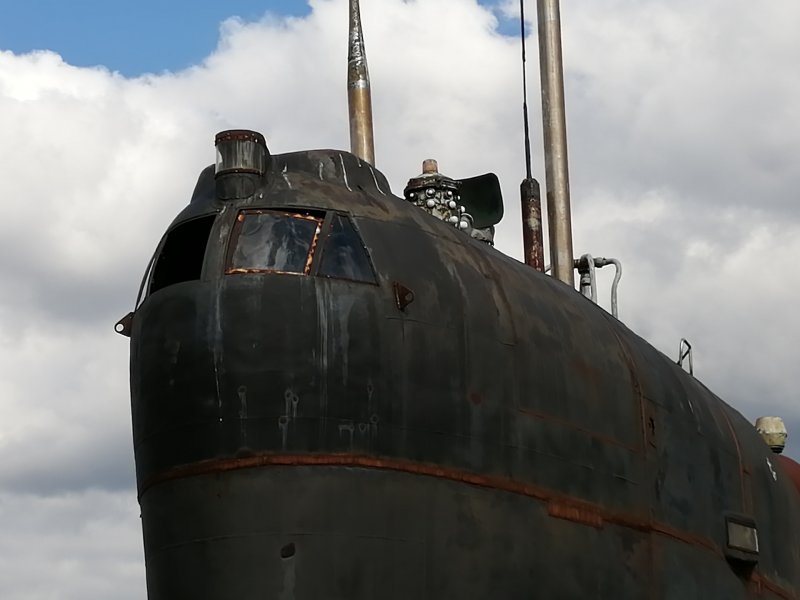 Капитанская рубка на подводной лодке