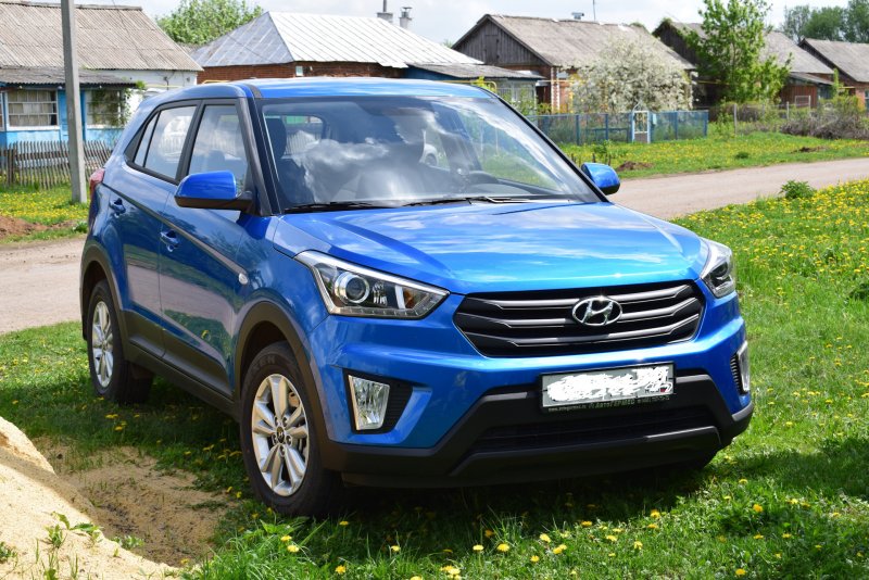 Hyundai Creta синий