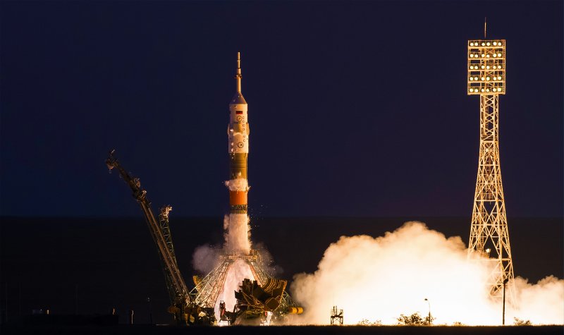 Запуск космической ракеты