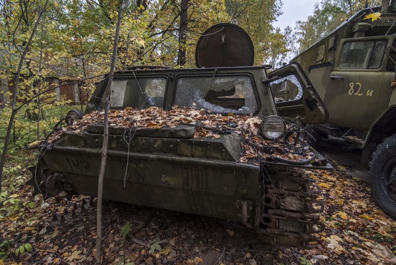 Кладбище военной техники в Подмосковье