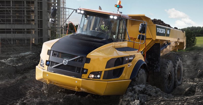 Сочлененные самосвалы a35g Volvo