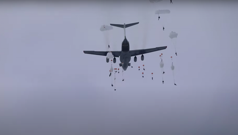 Десантирование с АН 2