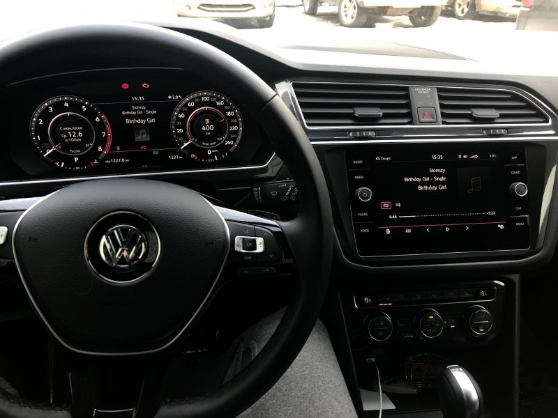 Панель управления VW Tiguan 2