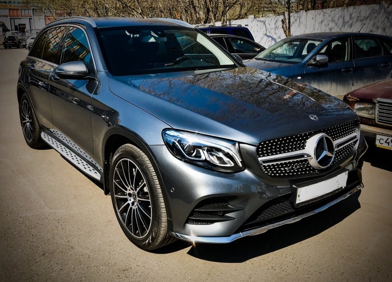 Серый селенит металлик Мерседес GLC 2020