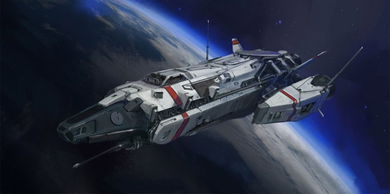Sci Fi космический корабль Канонерка