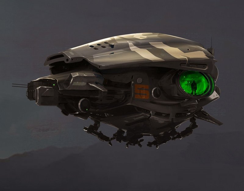 Боевой челнок Sci-Fi