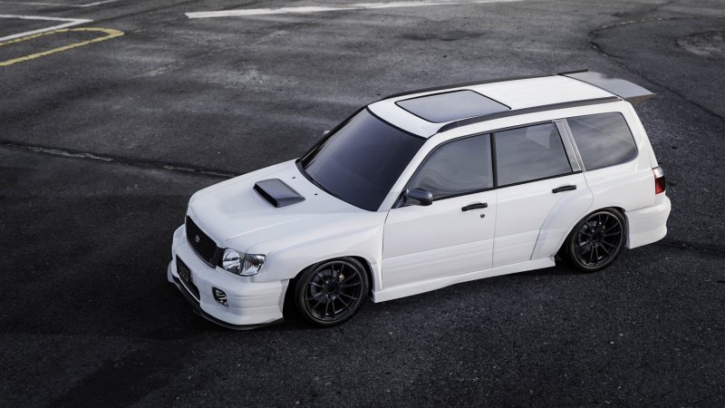 Subaru Forester sf5 черный