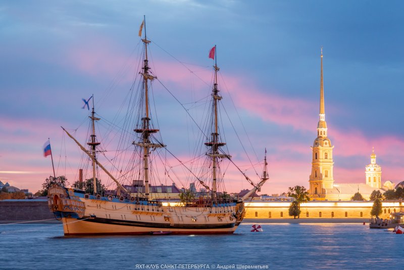 Корабль Полтава в Санкт-Петербурге