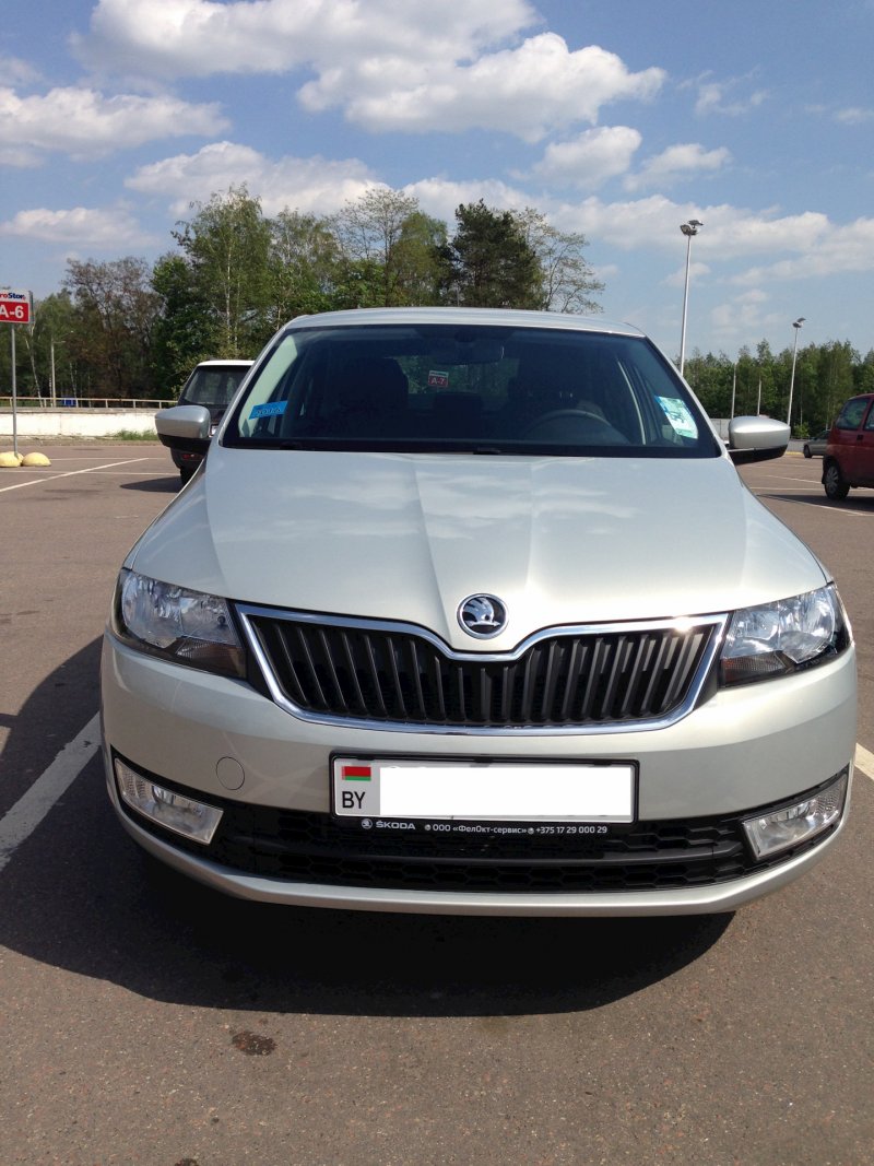 Škoda Rapid серебристый