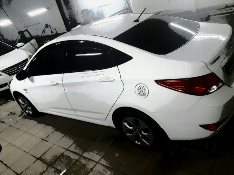 Hyundai Solaris в пленке
