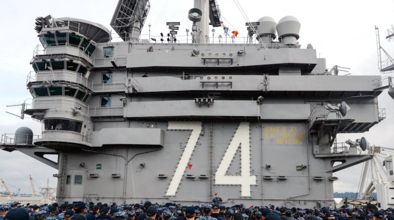 74d модель USS John c. Stennis CVN-3 чертёж