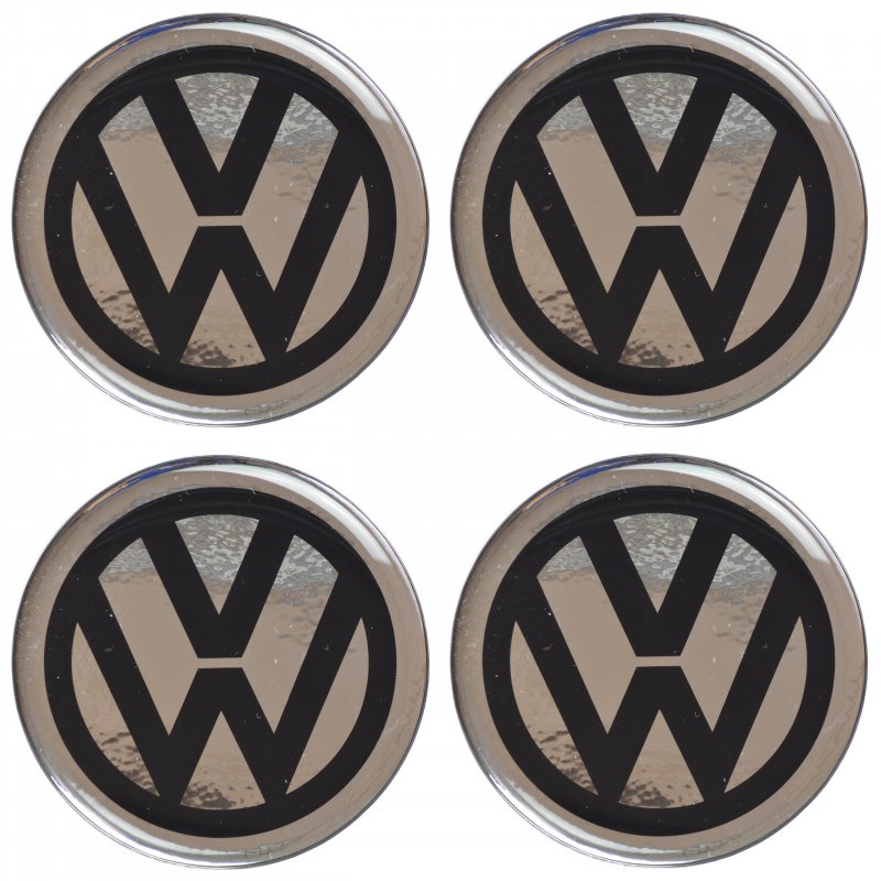 Наклейки на колпачки дисков VW 60мм