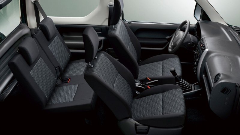 Suzuki Jimny 2021 задний ряд