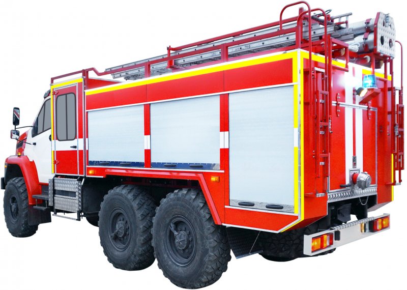 Урал 5557 пожарная автоцистерна