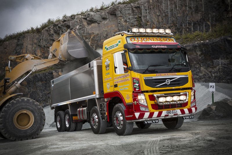 Самосвал Volvo fm-Truck 8x4