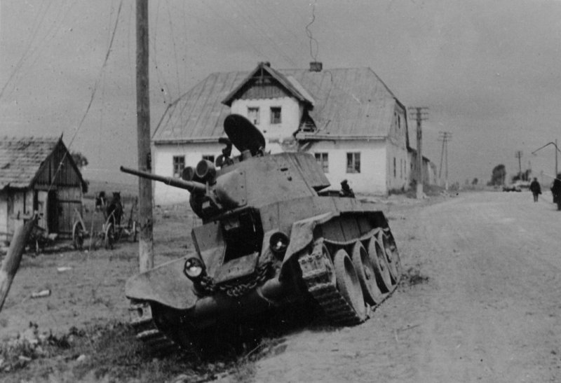 БТ-7 под Москвой