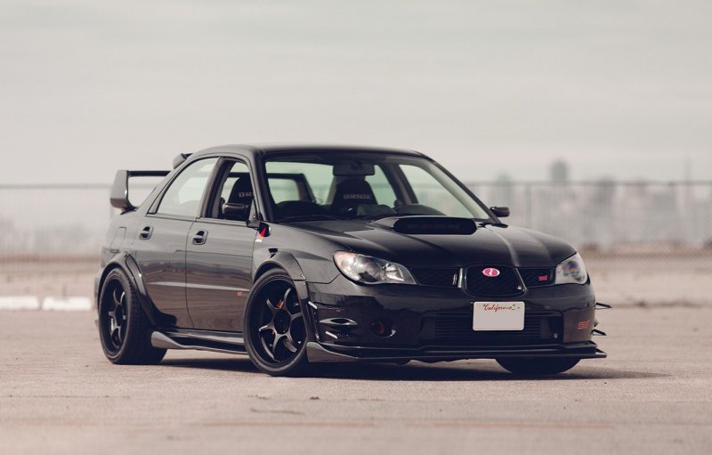 Subaru Impreza WRX STI 2006 Black