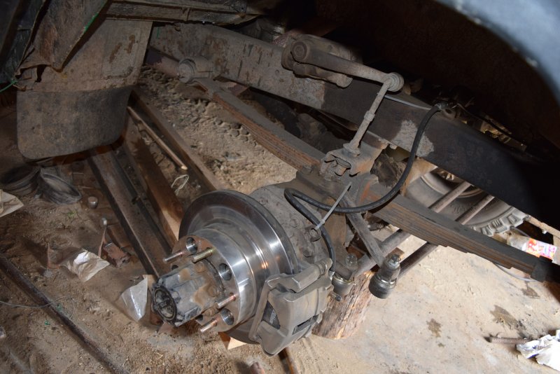 Передние тормоза УАЗ 469 военные мосты