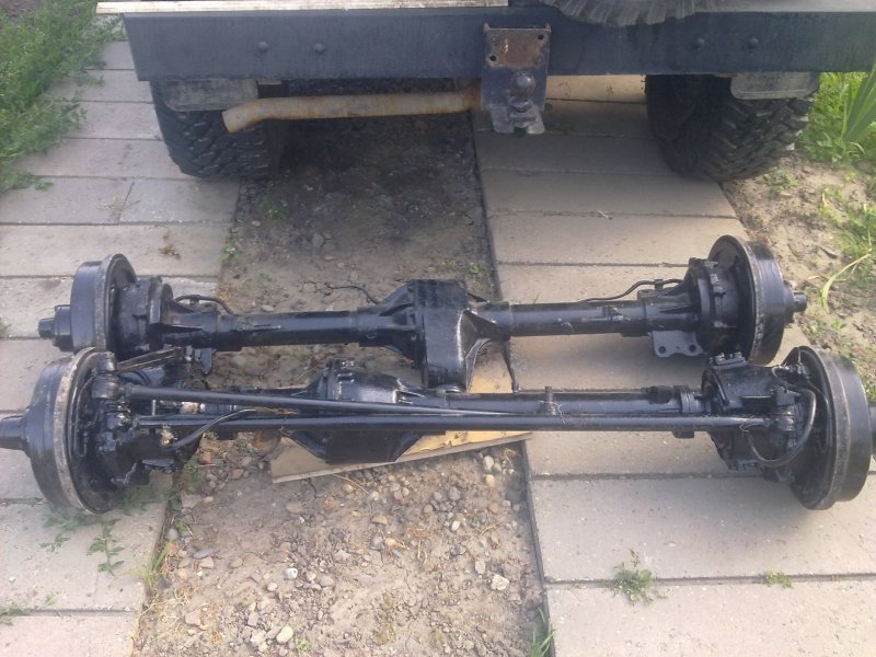 УАЗ 3151 на военных Мостах