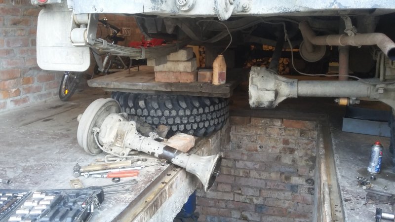 Блокировка моста УАЗ 469