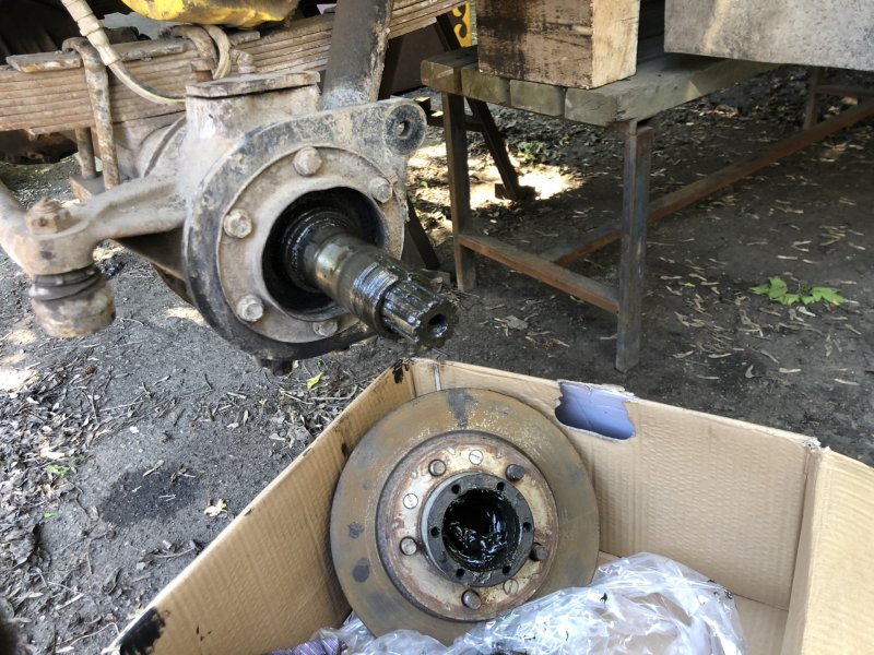 Военный передний мост УАЗ 469