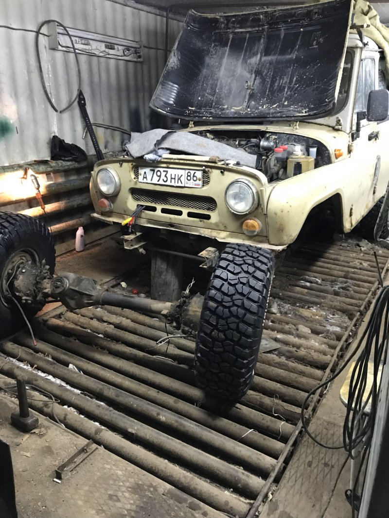 УАЗ 31512 военные мосты