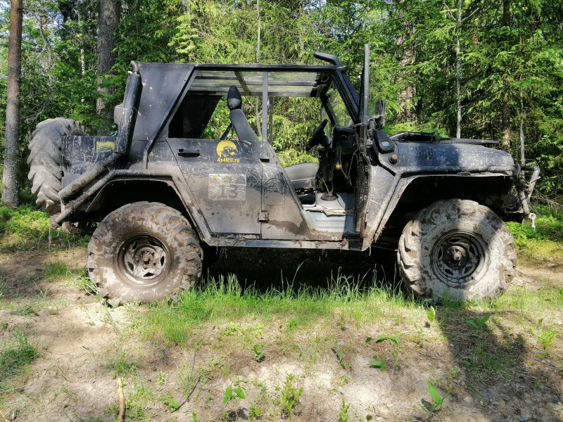 УАЗ 469 на военных Мостах off Road