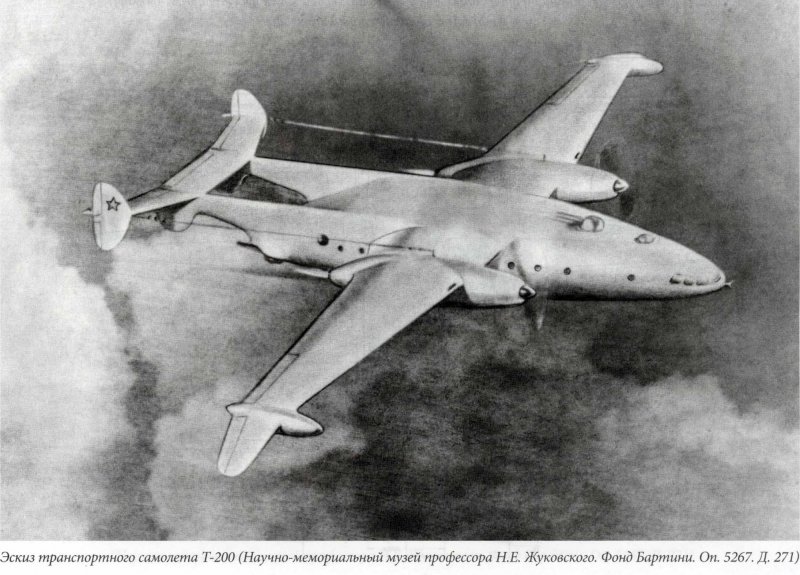 Самолет т-117 Бартини