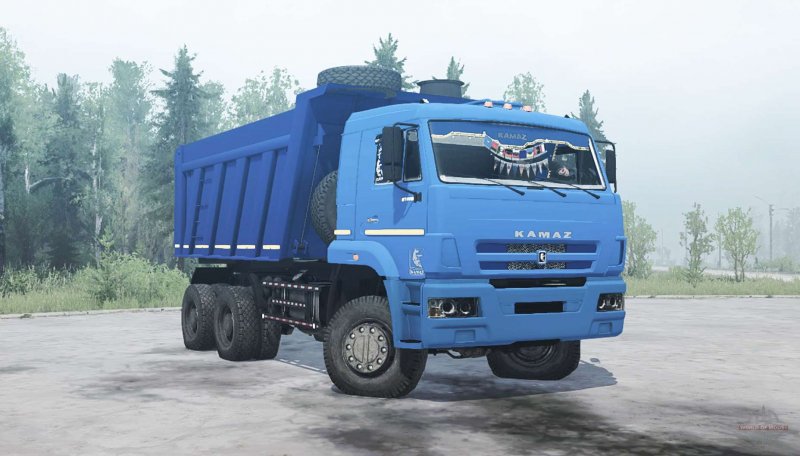 КАМАЗ 6522 синий