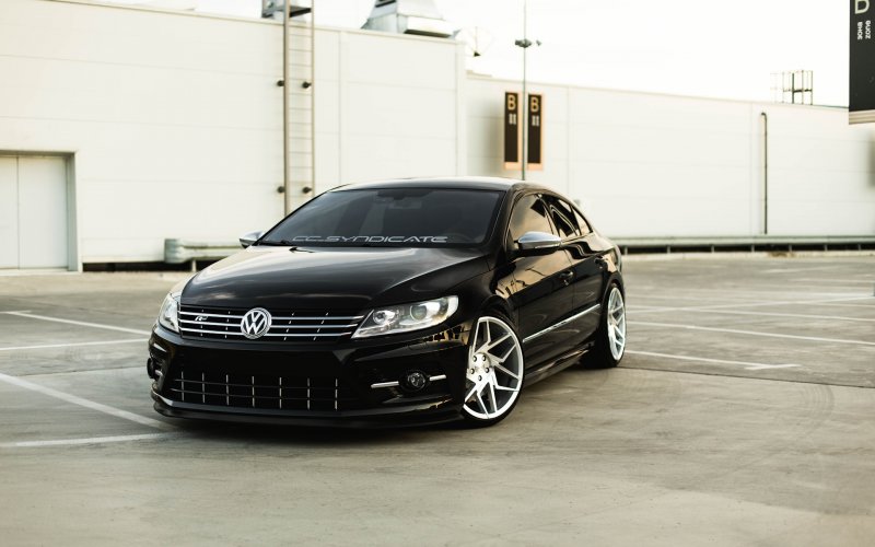 VW Passat cc Black Tuning