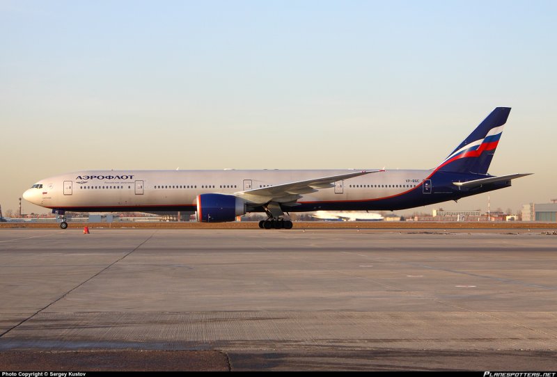 Aeroflot Boeing 777-300 бизнес