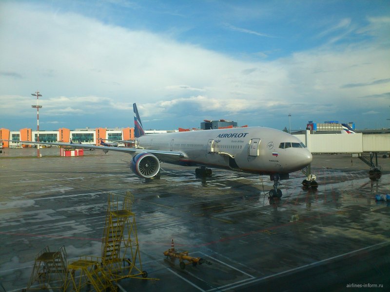 Комфорт Боинг 777 Аэрофлот