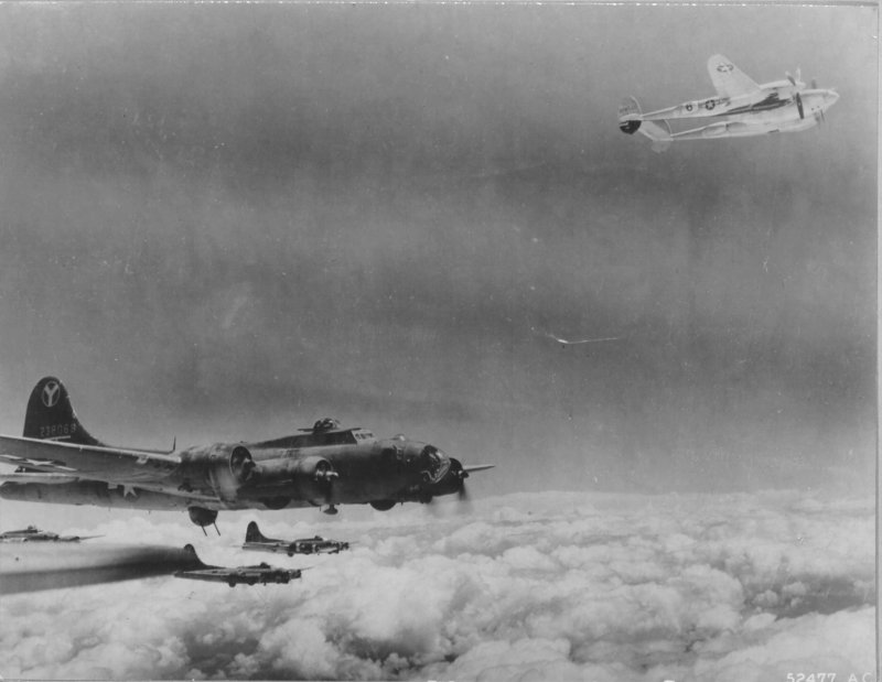 B-17 Flying Fortress над Германией
