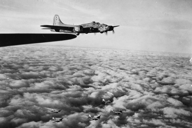 B-17 вторая мировая рейд