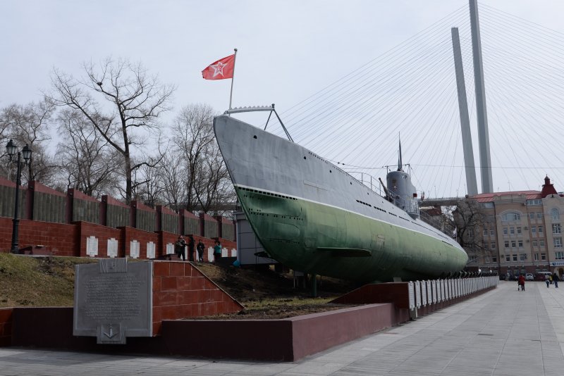 Мемориальная подводная лодка с-56 Владивосток
