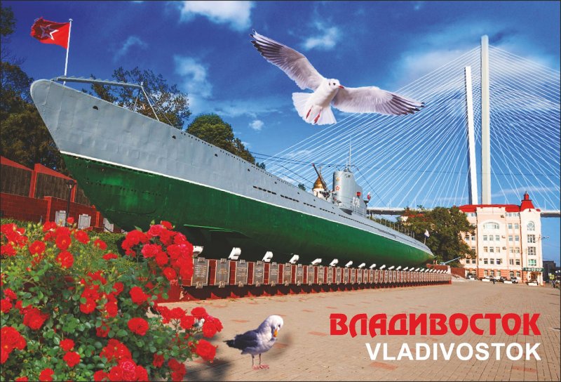 Мемориальная подводная лодка с-56 Владивосток