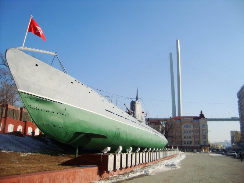 Владивосток памятник подводная лодка
