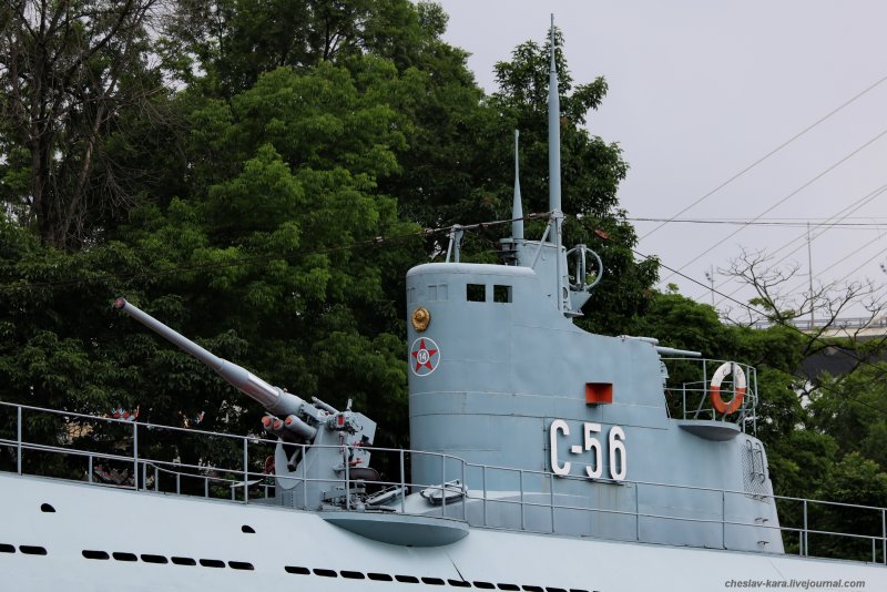 Субмарина с-56 Корабельная набережная Владивосток