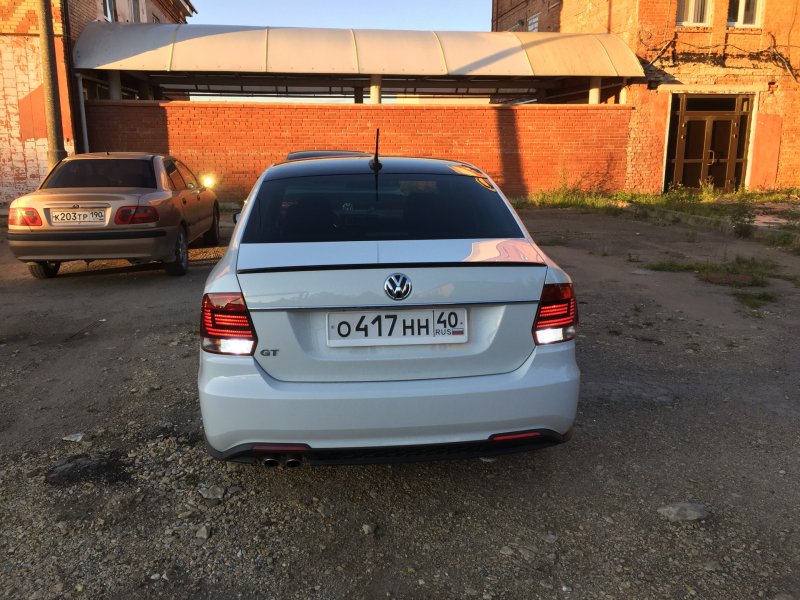 Поло седан gt сзади