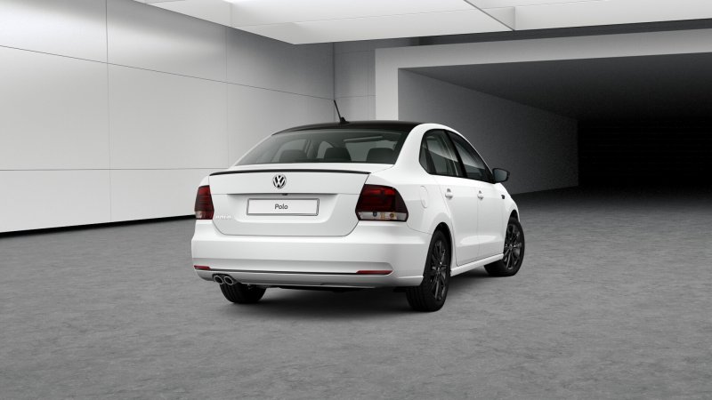 VW Polo.седан 2018 сзади