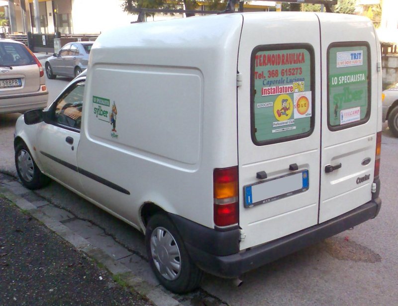 Ford Courier 1996 Размеры