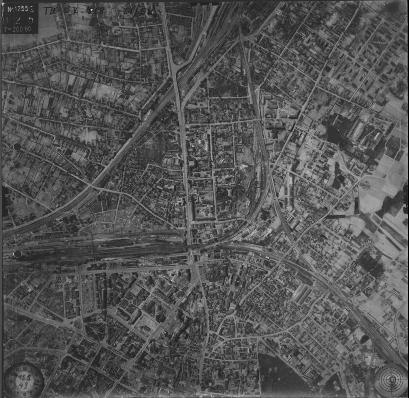 Аэрофотосъемка Люфтваффе июль 1944 Минск